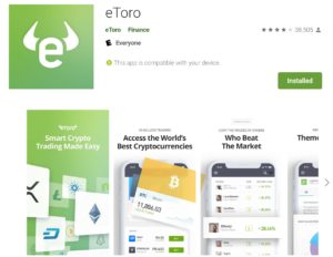 eToro on the Google Play Store