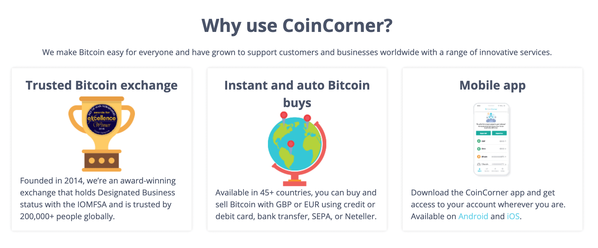 coincorner crypto wallet