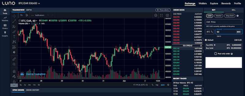 Luno exchange buy cryptos