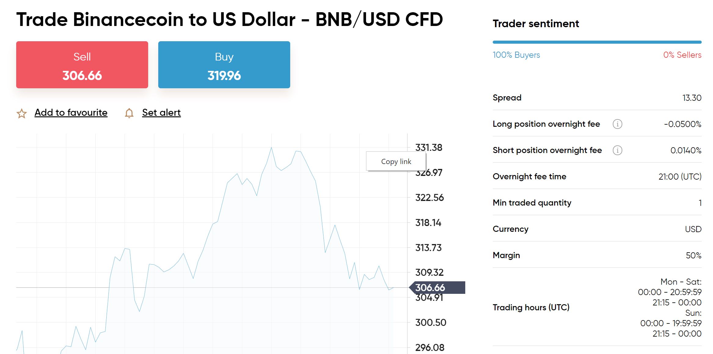 Capital.com Buy BNB Coin