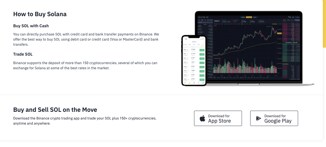 Binance buy solana