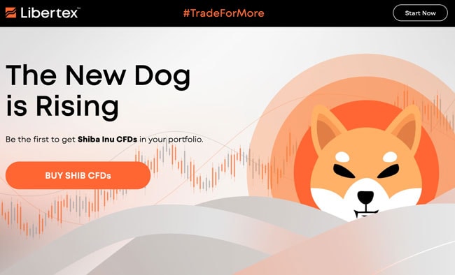 Sign up to Libertex South Africa to trade Shiba Inu Coin